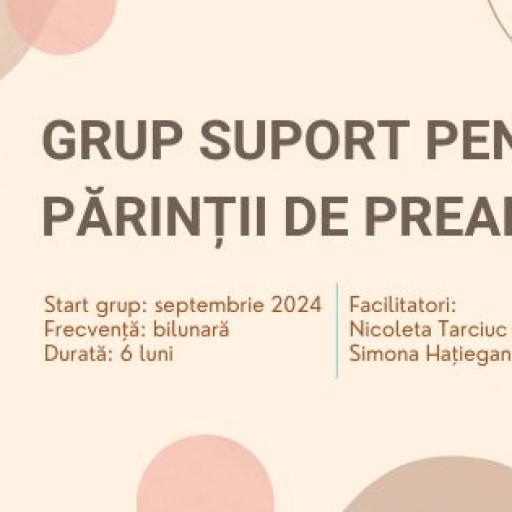 Grup suport pentru parintii de preadolescenti